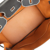 Hermes Special Order (HSS) Birkin 35 Black Verso Togo Brushed Palladium Hardware - Thumbnail View 8