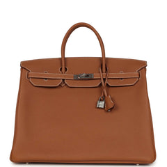 Hermes Birkin 40 Gold Togo Palladium Hardware