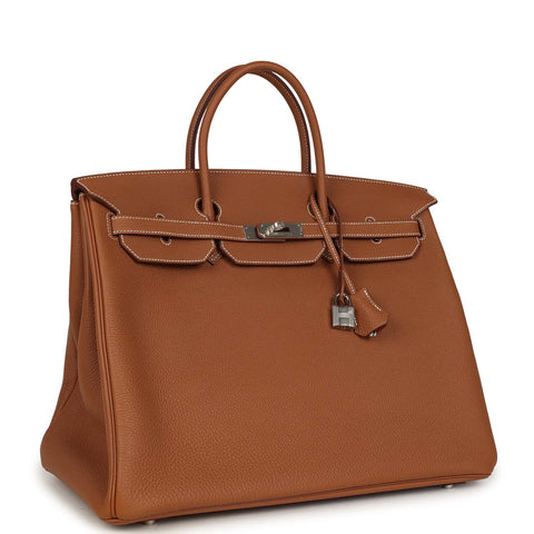 Hermes Birkin 40 Gold Togo Palladium Hardware