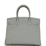 Hermes Birkin 30 Bleu Glacier Togo Gold Hardware - Thumbnail View 4