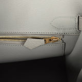 Hermes Birkin 30 Bleu Glacier Togo Gold Hardware - Thumbnail View 8