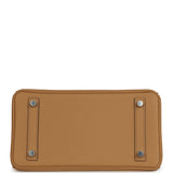 Hermes Birkin 25 Biscuit Swift Palladium Hardware - Thumbnail View 6
