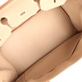 Pre-owned Hermes Birkin 35 Argile Tadelakt Guilloche Palladium Hardware - Thumbnail View 8