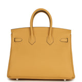 Hermes Birkin 25 Paille Togo Palladium Hardware - Thumbnail View 4