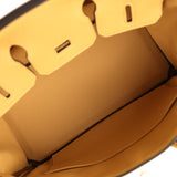 Hermes Birkin 25 Paille Togo Palladium Hardware - Thumbnail View 8