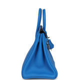Hermes Birkin 25 Bleu Hydra Togo Palladium Hardware - Thumbnail View 3