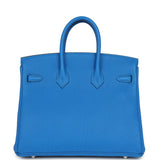 Hermes Birkin 25 Bleu Hydra Togo Palladium Hardware - Thumbnail View 4