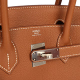 Hermes Birkin 30 Gold Togo Palladium Hardware - Thumbnail View 7