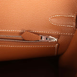 Hermes Birkin 30 Gold Togo Palladium Hardware - Thumbnail View 9