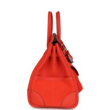 Hermes Birkin 25 Cargo Orange Field Toile Goeland and Swift Palladium Hardware - Thumbnail View 3