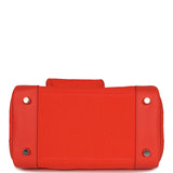 Hermes Birkin 25 Cargo Orange Field Toile Goeland and Swift Palladium Hardware - Thumbnail View 6