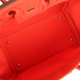 Hermes Birkin 25 Cargo Orange Field Toile Goeland and Swift Palladium Hardware - Thumbnail View 8