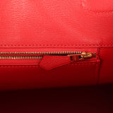 Pre-owned Hermes Birkin 35 Braise Shiny Porosus Crocodile Gold Hardware - Thumbnail View 9