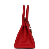 Pre-owned Hermes Birkin 30 Rouge Casaque Epsom Gold Hardware - Thumbnail View 3