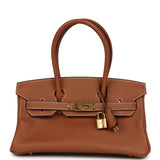 Pre-owned Hermes Shoulder Birkin Light 29 Gold Evercolor Gold Hardware - Thumbnail View 1