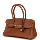 Pre-owned Hermes Shoulder Birkin Light 29 Gold Evercolor Gold Hardware - Thumbnail View 5