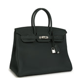 Hermes Birkin 35 Vert Mangrove Togo Palladium Hardware - Thumbnail View 2