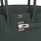 Hermes Birkin 35 Vert Mangrove Togo Palladium Hardware - Thumbnail View 7