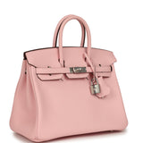 Hermes Birkin 25 Rose Sakura Swift Palladium Hardware - Thumbnail View 2