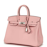 Hermes Birkin 25 Rose Sakura Swift Palladium Hardware - Thumbnail View 5