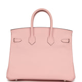Hermes Birkin 25 Rose Sakura Swift Palladium Hardware - Thumbnail View 4