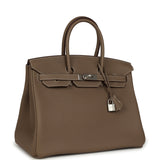 Hermes Birkin 35 Etoupe Togo Palladium Hardware - Thumbnail View 2