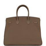 Hermes Birkin 35 Etoupe Togo Palladium Hardware - Thumbnail View 4