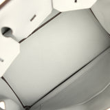 Hermes Birkin 35 Gris Pantin Togo Palladium Hardware - Thumbnail View 7