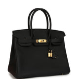 Hermes Birkin 30 Black Togo Gold Hardware - Thumbnail View 2