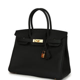 Hermes Birkin 30 Black Togo Gold Hardware - Thumbnail View 5