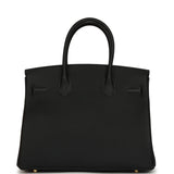 Hermes Birkin 30 Black Togo Gold Hardware - Thumbnail View 4