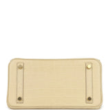 Hermes Birkin 25 Vanille Matte Alligator Gold Hardware - Thumbnail View 6