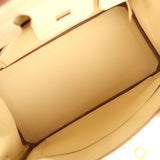 Hermes Birkin 25 Vanille Matte Alligator Gold Hardware - Thumbnail View 8