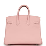 Hermes Birkin 25 Rose Sakura Swift Palladium Hardware - Thumbnail View 4