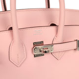 Hermes Birkin 25 Rose Sakura Swift Palladium Hardware - Thumbnail View 7