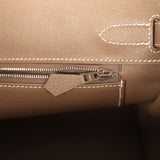 Hermes Birkin 30 Etoupe Togo Palladium Hardware - Thumbnail View 9