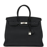Hermes Birkin 35 Caban Togo Palladium Hardware - Thumbnail View 1