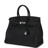 Hermes Birkin 35 Caban Togo Palladium Hardware - Thumbnail View 5