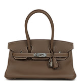 Hermes Shoulder Birkin Light 29 Etoupe Evercolor Palladium Hardware - Thumbnail View 1