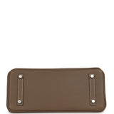 Hermes Shoulder Birkin Light 29 Etoupe Evercolor Palladium Hardware - Thumbnail View 6