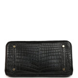 Hermes Birkin 30 Black Matte Niloticus Crocodile Gold Hardware - Thumbnail View 6