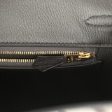 Hermes Birkin 25 Graphite Shiny Niloticus Crocodile Gold Hardware - Thumbnail View 9