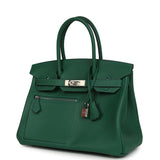 Hermes Colormatic Birkin 30 Vert Moyen Swift Palladium Hardware - Thumbnail View 5