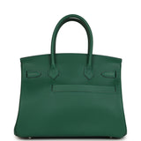 Hermes Colormatic Birkin 30 Vert Moyen Swift Palladium Hardware - Thumbnail View 4