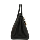 Pre-owned Hermes Birkin 25 Black Togo Gold Hardware - Thumbnail View 3