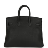 Pre-owned Hermes Birkin 25 Black Togo Gold Hardware - Thumbnail View 4