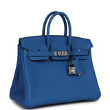 Hermes Birkin 25 Bleu Zellige Togo Palladium Hardware - Thumbnail View 2