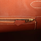 Pre-owned Hermes Birkin 35 Gold Matte Porosus Crocodile Gold Hardware - Thumbnail View 9