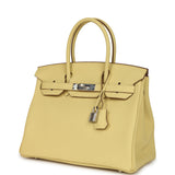 Hermes Birkin 30 Jaune Poussin Togo Palladium Hardware - Thumbnail View 5