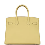 Hermes Birkin 30 Jaune Poussin Togo Palladium Hardware - Thumbnail View 4